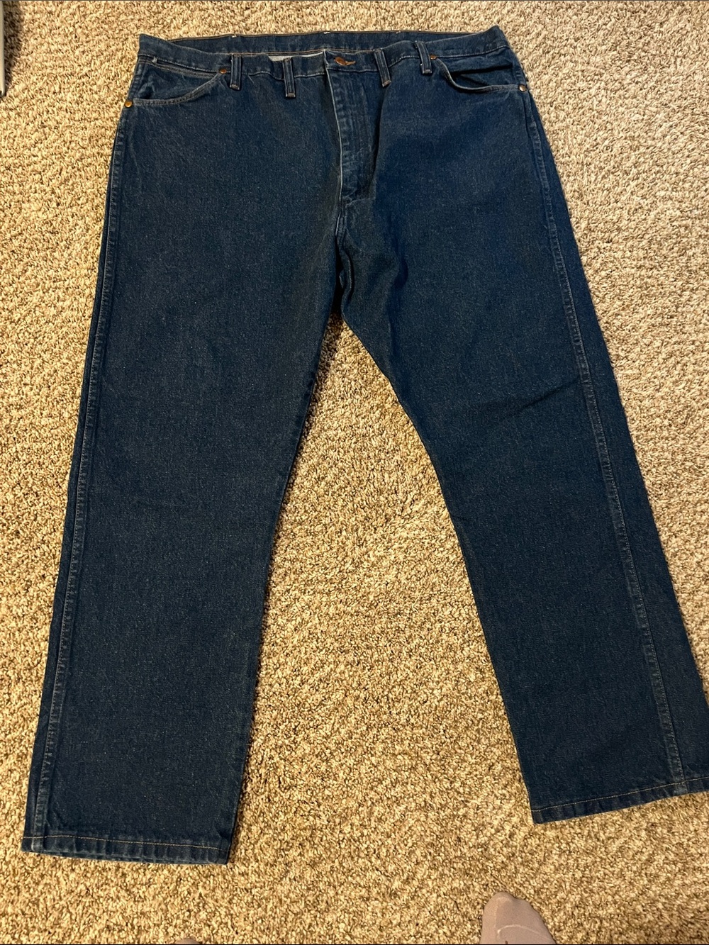 WRANGLER  Men's Dark Blue Bootcut Jeans
Mens 44X30